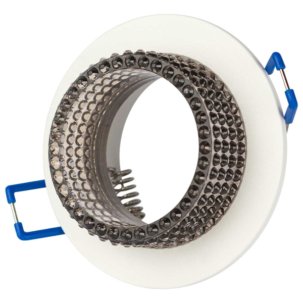 Светильник встраиваемый декоративный ЭРА DK109 WH/GR под лампу MR16 GU5.3 белый/серый Б0058414