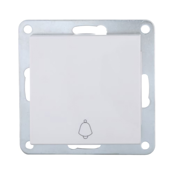 Выключатель-кнопка LK Studio 1-кл.(схема 1Т) 16 A, 250 B (белый) LK80 840504-1