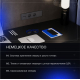 Выключатель встраиваемый Voltum S70 двухклавишный 10А, (графит) VLS020107