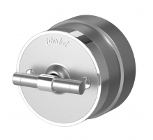 Переключатель-выключатель Werkel Vintage серебро матовый/хром W5812054 4690389174674