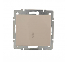 Выключатель проходной Lezard Rain кремовый 703-0388-105