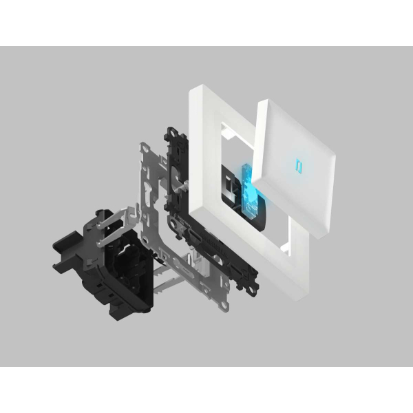 Выключатель двухклавишный AMBRELLA VOLT VM115