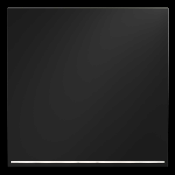 Клавиша для выключателя/переключателя одноклавишного с подсветкой S70 (графит) Voltum VLS000207