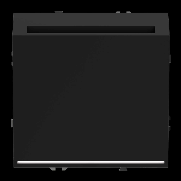 Выключатель встраиваемый S70 карточный 16А, (черный матовый) Voltum VLS010708