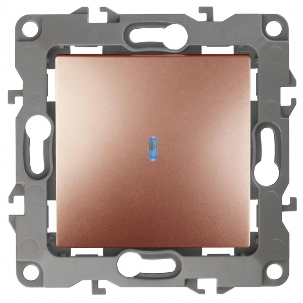 Выключатель одноклавишный с подсветкой ЭРА 12 10AX 250V 12-1102-14 Б0019282 Выключатель одноклавишный с подсветкой ЭРА 12 10AX 250V 12-1102-14 Б0019282