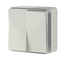 Выключатель двухклавишный Werkel Gallant слоновая кость W5020003 4690389164125