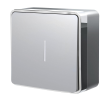 Выключатель одноклавишный с подсветкой Werkel Gallant серебряный W5010106 4690389167072