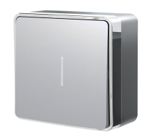 Выключатель одноклавишный с подсветкой Werkel Gallant серебряный W5010106 4690389167072