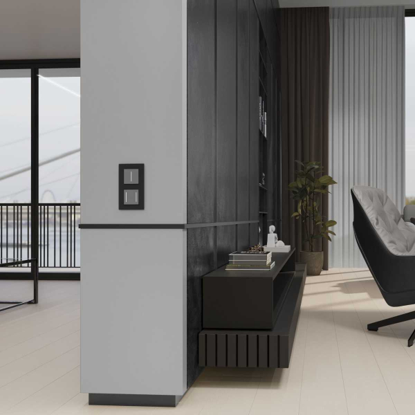 Сенсорный выключатель одноклавишный Werkel с подсветкой серебряный W4513006 4690389197901