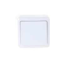 Выключатель Lezard Viola белый 751-0200-100