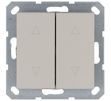 Выключатель двухклавишный Jasmart G3028T