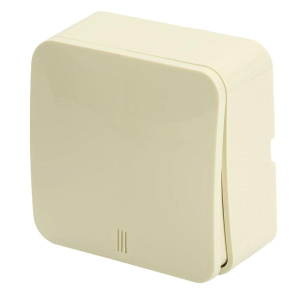 Выключатель одноклавишный Stekker слоновая кость MSW10-11-20-04 49472