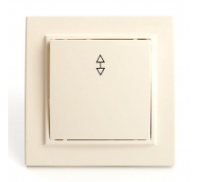 Переключатель одноклавишный Stekker Эрна слоновая кость PSW10-9005-02 39618