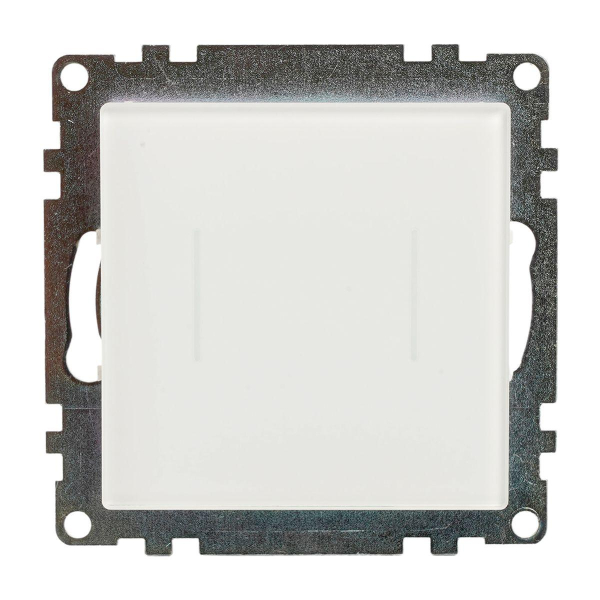 Выключатель 2-клавишный сенсорный (механизм) Stekker Катрин белый GLS2-7204-01 50275