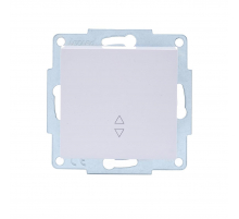 Выключатель проходной Lezard Vesna белый 742-0288-105