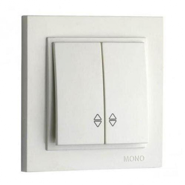 Выключатель Mono Electric Despina двухклавишный проходной слоновая кость 102-010023-111 Выключатель Mono Electric Despina двухклавишный проходной слоновая кость 102-010023-111