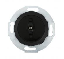 Выключатель LK Studio поворотный (схема 5) 16 A, 250 B (черный) Vintage 880608-1