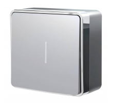 Выключатель одноклавишный с подсветкой Werkel Gallant серебряный W5010106 4690389167072