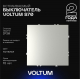 Выключатель встраиваемый Voltum S70 одноклавишный 10А, (сталь) VLS010105