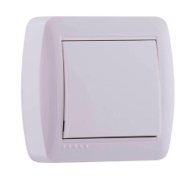 Выключатель Lezard Demet белый 711-0200-100