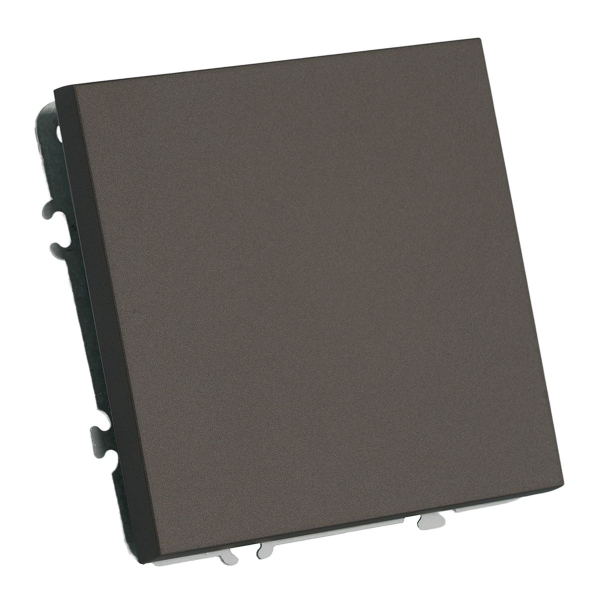 Переключатель 1-клавишный (механизм), Stekker, 250В, 10A Эмили, RSW10-5105-09, антрацит, soft touch 49919