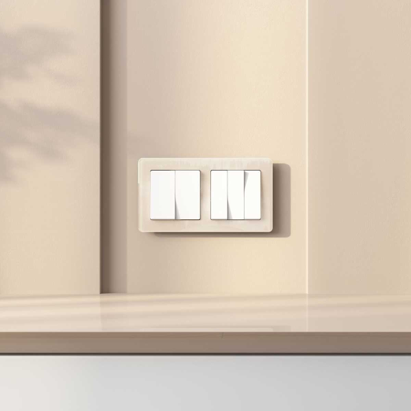 Выключатель двухклавишный Werkel белый W1120001 4690389155192