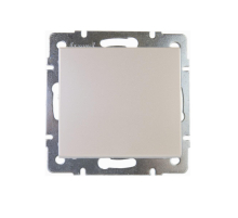 Выключатель Lezard Rain белый жемчуг 703-3088-100