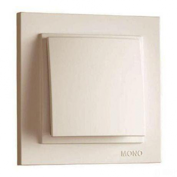 Выключатель Mono Electric Despina одноклавишный крем 102-170025-100 Выключатель Mono Electric Despina одноклавишный крем 102-170025-100