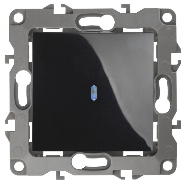Выключатель одноклавишный с подсветкой ЭРА 12 10AX 250V 12-1102-06 Б0014638 Выключатель одноклавишный с подсветкой ЭРА 12 10AX 250V 12-1102-06 Б0014638