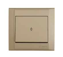 Выключатель 1 клав. прох. Makel Defne 42057005