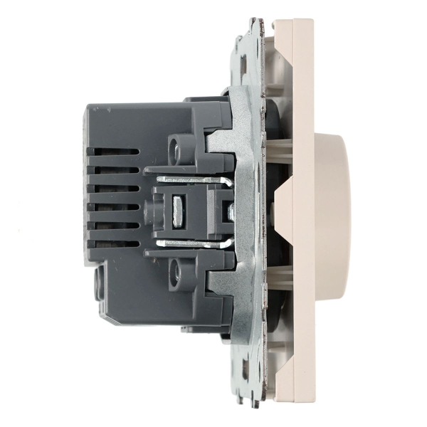 Выключатель диммирующий (механизм), Stekker, 250В, 500W Эмили, RSW10-5106-08, кашемир, soft touch 49894