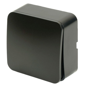 Выключатель одноклавишный Stekker София черный MSW10-10-02 49291