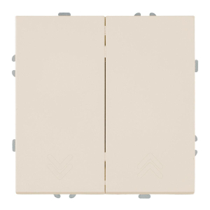 Выключатель 2-кл.самовозвр. (механизм), Stekker, 250В, 10А Эмили, RSW10-5113-08, кашемир, soft touch 50365