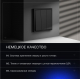 Выключатель встраиваемый Voltum S70 трехклавишный 10А, (черный матовый) VLS030108