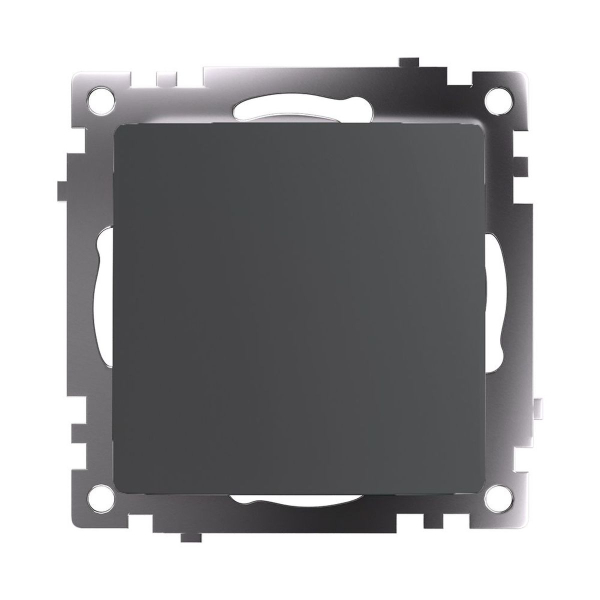Выключатель одноклавишный Stekker Катрин графит GLS10-7103-06 49410