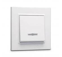 Выключатель проходной с подсветкой Makel Karea 56001025