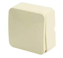Выключатель одноклавишный Stekker слоновая кость MSW10-10-04 49470