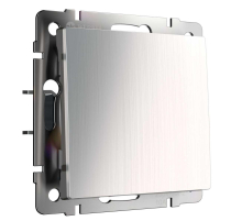 Выключатель одноклавишный проходной Werkel глянцевый никель W1112002 4690389157622