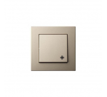 Переключатель перекрестный Liregus Epsilon шампань 28-305