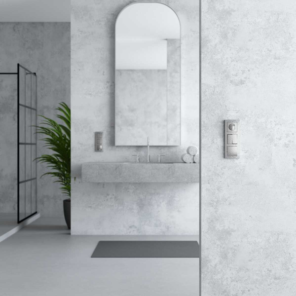 Выключатель Werkel Hammer двухклавишный серебряный W1220006 4690389162299