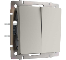 Перекрестный выключатель двухклавишный (дымчатый) W1223004/ a069460