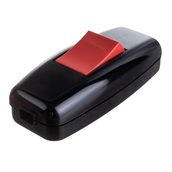 Выключатель навесной Lezard Accessories черно-красный 715-1121-611 Выключатель навесной Lezard Accessories черно-красный 715-1121-611
