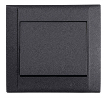 Выключатель Makel 1-кл. СП Defne 10А IP20 дым. металлик 42050001