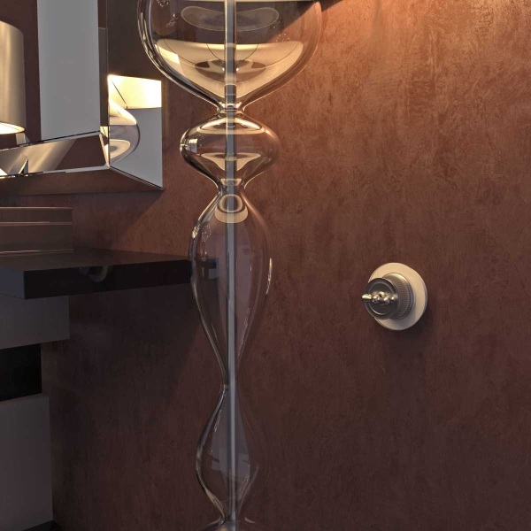 Переключатель Werkel одноклавишный Retro матовый хром WL19-01-03 4690389143397