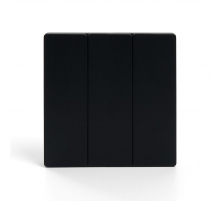 Выключатель трехклавишный беспроводной Feron Smart черный TM83 41724