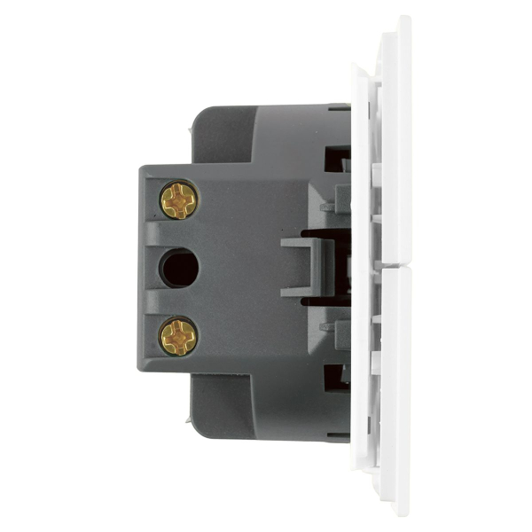 Выключатель 2-клавишный (механизм), Stekker, 250В, 10А Мия, RSW10-3104-01, белая магнолия 50429