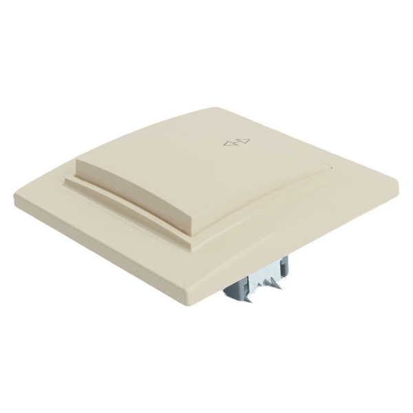 Переключатель одноклавишный Stekker Эрна слоновая кость PSW10-9005-02 39618