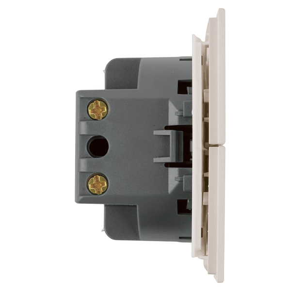 Выключатель 2-клавишный (механизм), Stekker, 250В, 10А Мия, RSW10-3104-08, пудровый жемчуг 50473