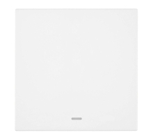 Выключатель 1-клавишный c индикатором (механизм), Stekker, 250В, 10А Мия, RSW10-3101-01, белая магнолия 50431