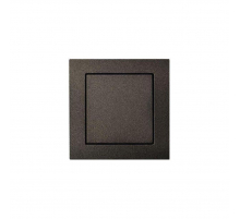 Выключатель одноклавишный Liregus Epsilon антрацит 28-1147